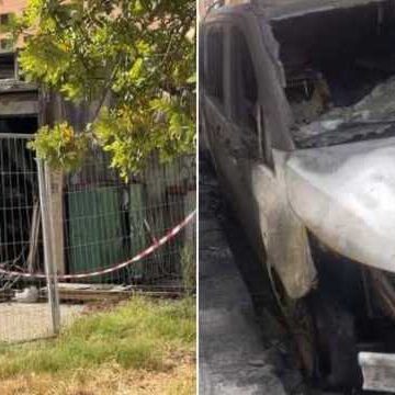 Cagliari, due incendi in poche ore: colpita l’edicola di viale Diaz e quattro auto in via Ada Negri