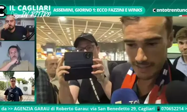 IL CAGLIARI IN RITIRO | Primo giorno di lavoro per i rossoblù di Pisacane