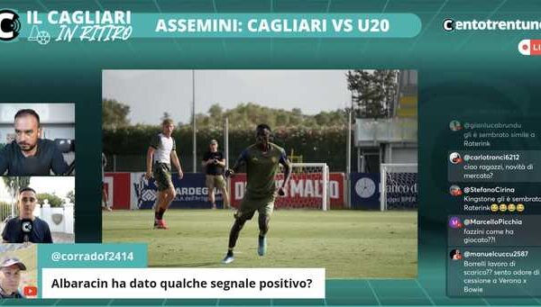 IL CAGLIARI IN RITIRO | Assemini, giorno 7: Cagliari-U20 12-1, prime indicazioni per Pisacane