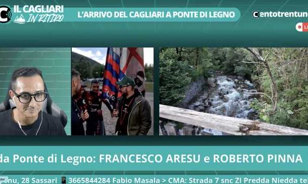 IL CAGLIARI IN RITIRO | Ponte di Legno, giorno 1: l’arrivo dei rossoblù